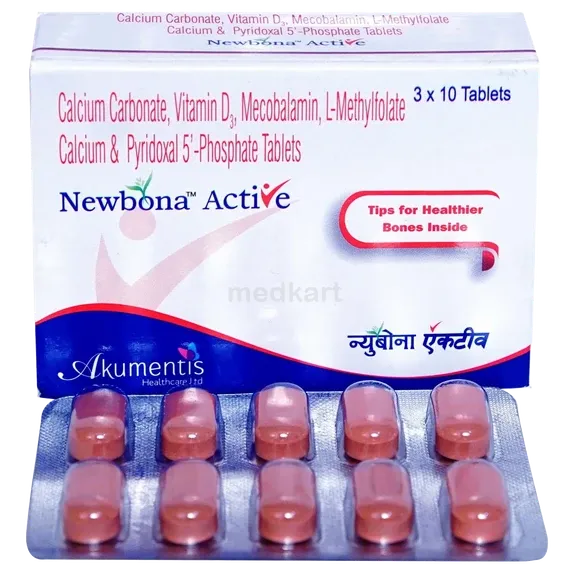 newbona active tablet 10's